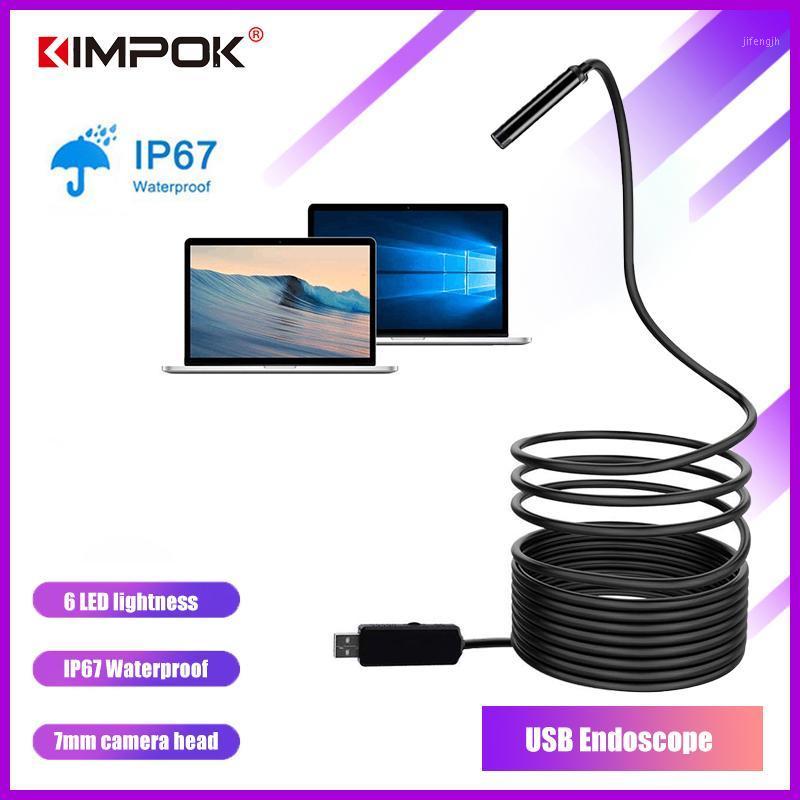 

KIMPOK 6LED 2/5M 5.5mm Lens Endoscope Waterproof IP67 Inspection Borescope for Android PC USB Cable Endoscope1