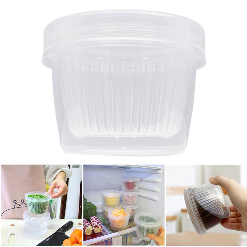 

Kitchen Seasoning Storage Box Household Garlic Ginger Onion Preservation Box Refrigerator Sealed Storage Hogard