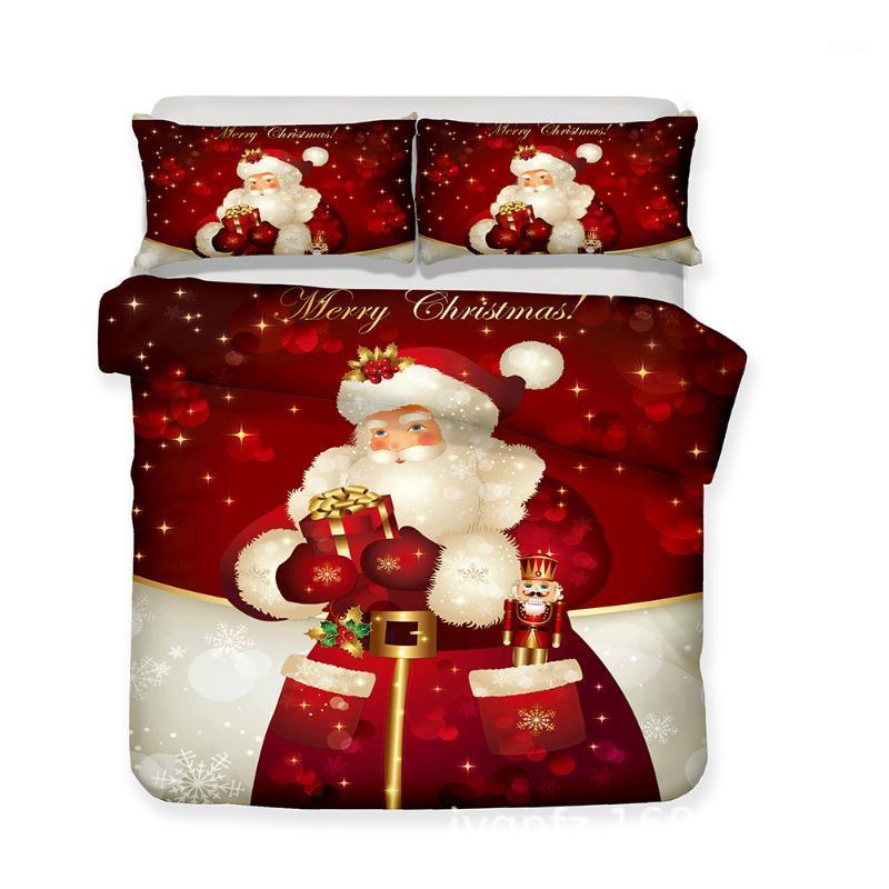 

christmas comforter bedding set 3d duvet cover set bed linen winter bedspread bed kids bedding queen king size cover1, Sd42