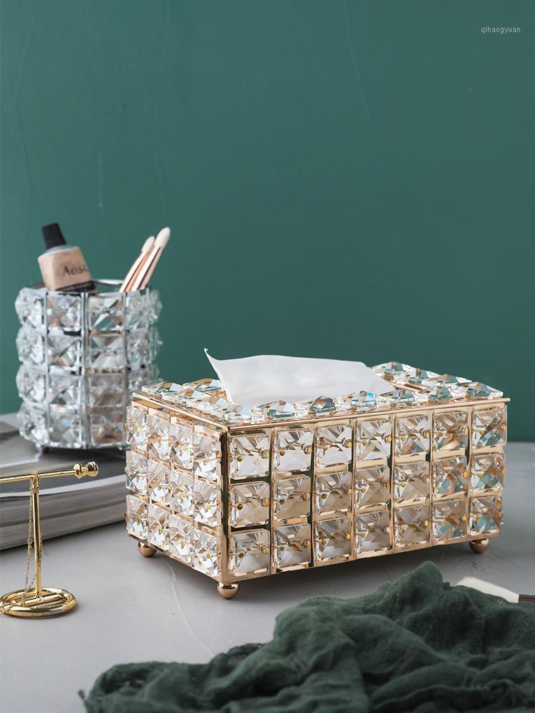 

Nordic Light Luxury Iron Paper Towel Box Draw Box in Living Room Creative Room Bedroom Tabletop Decoration1