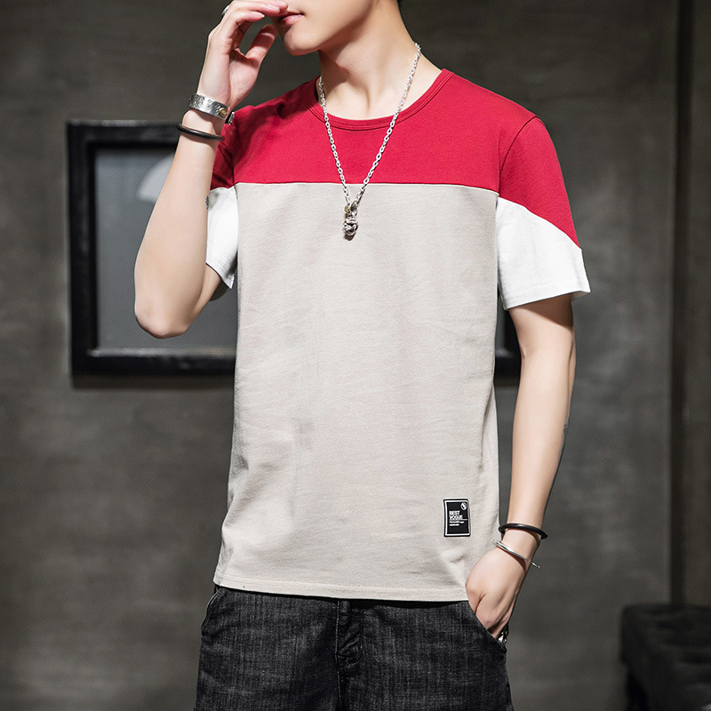 

2021 Hip-hop t Shirt for Men Fashion Tshirts Striped Male Tees Casual Japanese Summer Short Sleeve Oversized Cotton Stylish L8le, Black white