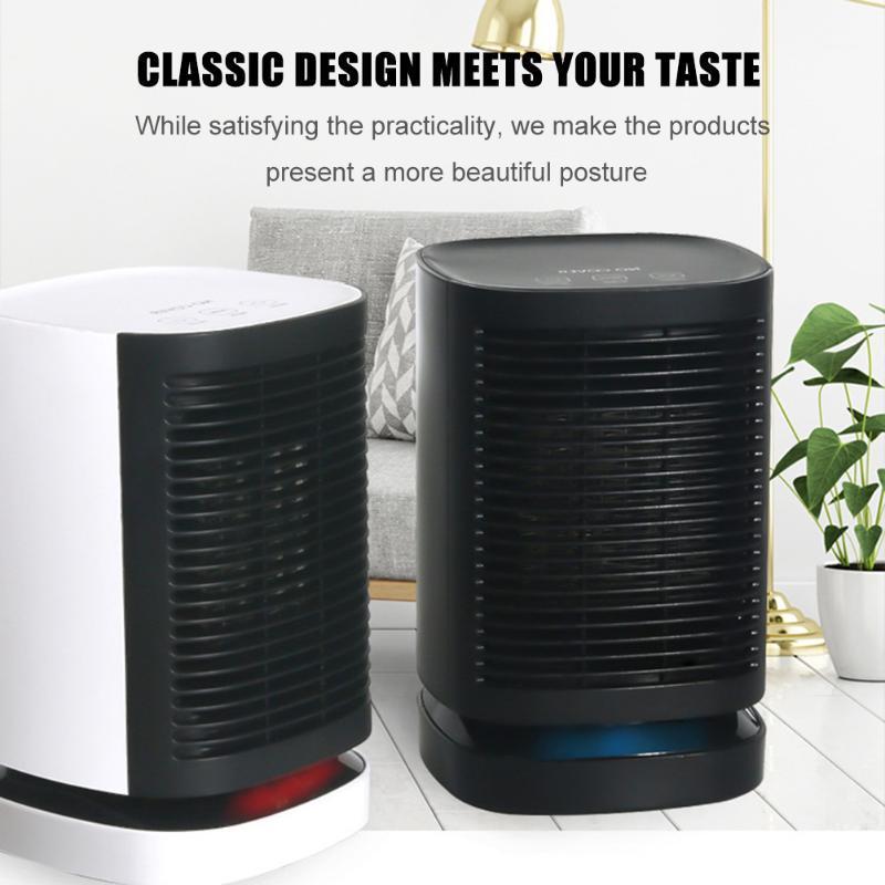 

3 Speed Portable Mini Fan Heater Automatic Swing Warm Air Blower Desktop Energy-saving Quick-heat Heater for Office and Home1