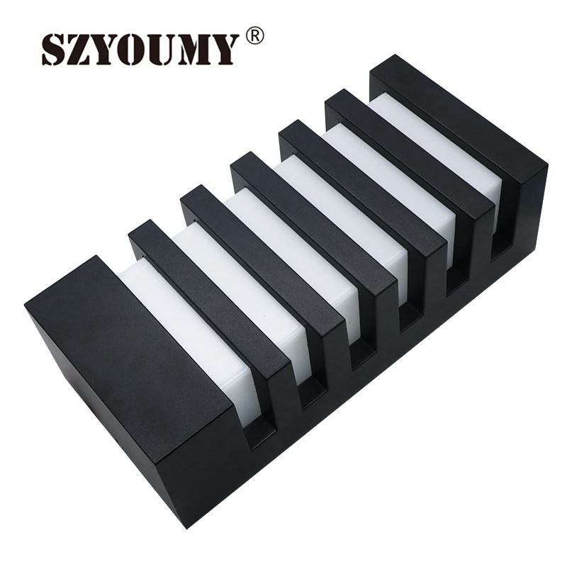 

SZYOUMY 15W LED Wall Lamp Sunsbell Modern Aluminum COB 15W Light IP65 Waterproof Wall Sconce Outdoor Fixture Light
