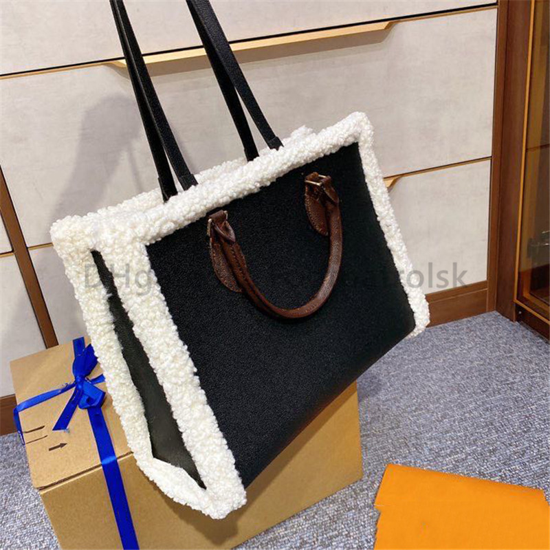 

2021 Luxury Designer Lamp Cashmere Fashion Women Shopping Totes Bags Letter Plain Floral Artwork Hobos Fashion Handbags Casual tote, No bags
