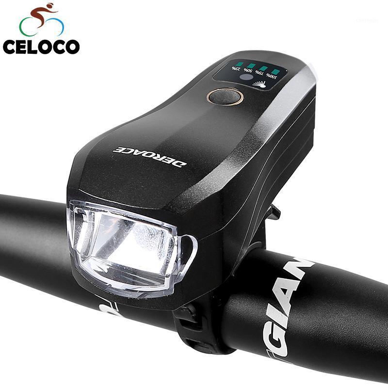 

T6 LED USB Rechargeable Bicycle Light Induction Bike Front Headlight Cycling Safety 4 modes waterproof1