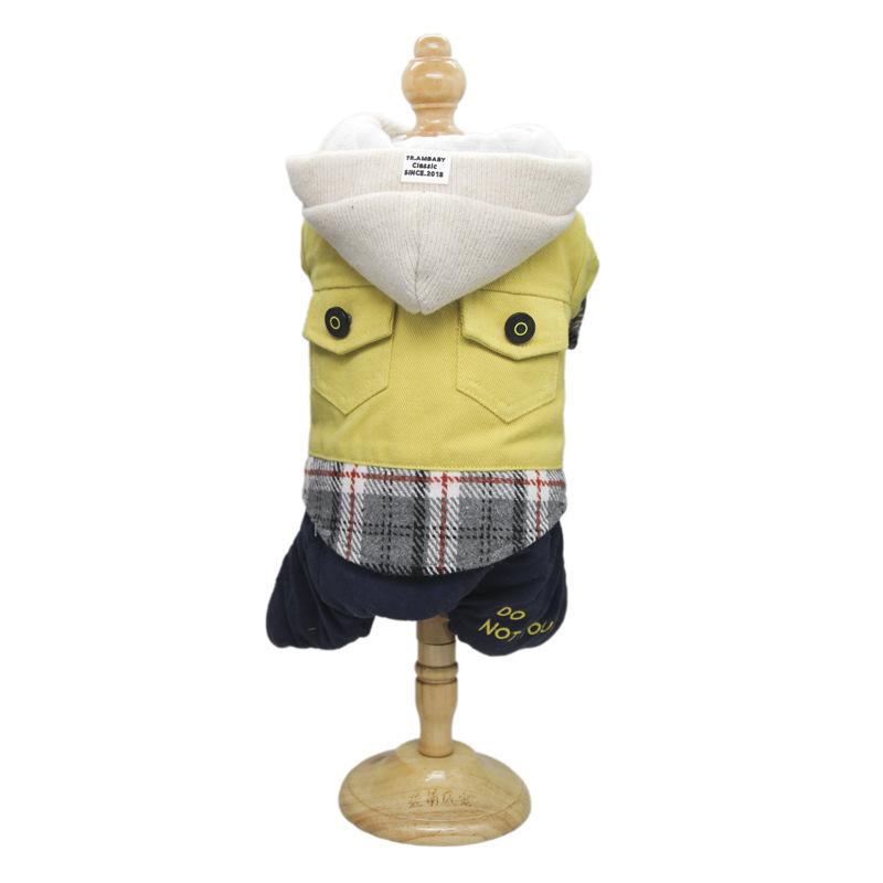 

Multi Colors Pet Jumpsuits Autumn and Winter Clothing for Small Medium Dogs Law Fight Clothes for Dogs Chihuahua Clothes Dog, Green