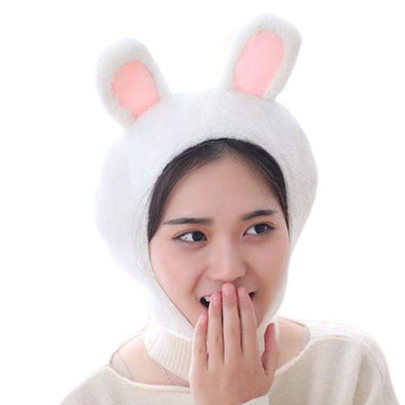 

Women Girls Frog Animal Earflap Hat Winter Warm Plush Beanie Cap Mask Cosplay Costume Party Supplies Photo Props