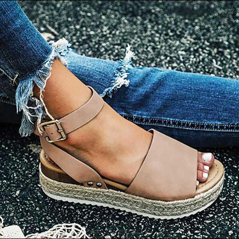 

2020 Women Sandals Plus Size Wedges Shoes For Women High Heels Sandals Summer Shoes Flip Flop Chaussures Femme Platform1, Black