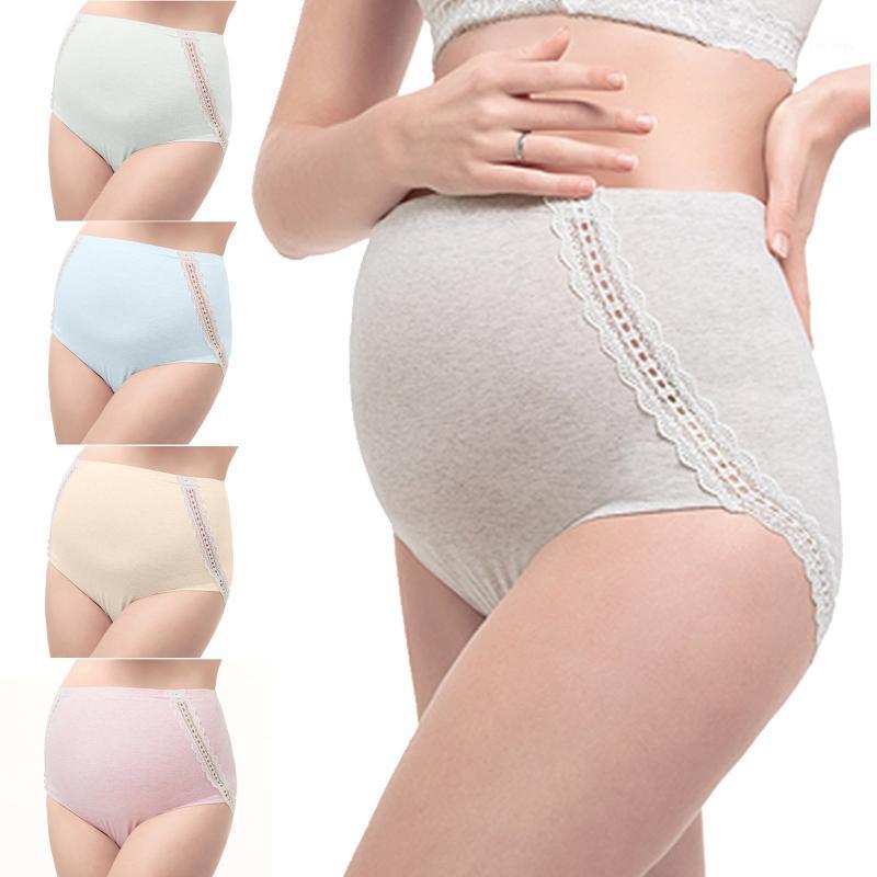 

Women High Waist Pregnant Woman Underwear Adjustable Lace Female Panties Women's Maternity Panties Sous-vêtements De Maternité1, Gn