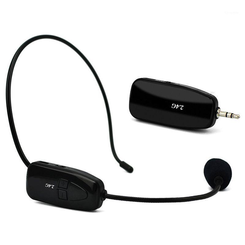 

2.4G Wireless Microphone Headset Megaphone Radio Bluetooth Microphone For Speech Loudspeaker Teaching Meeting Guide1