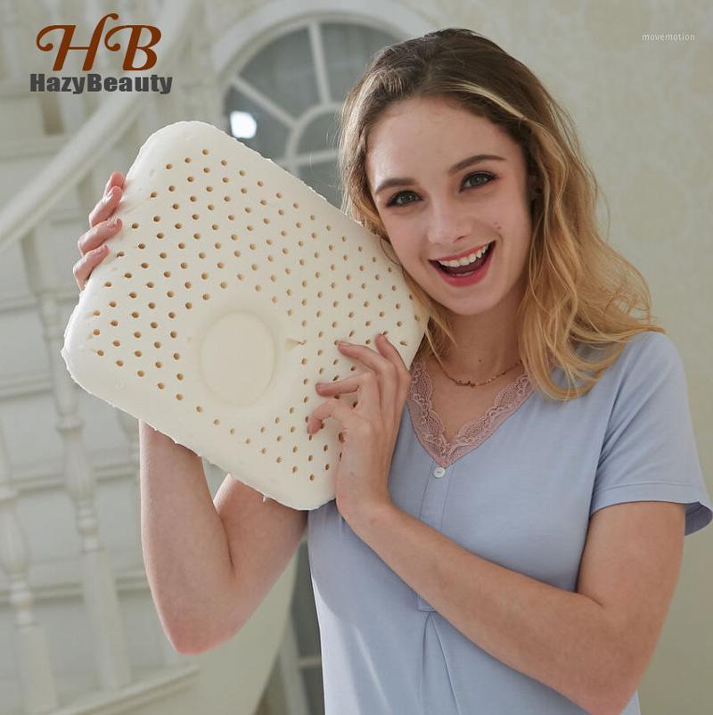 

Boussac Child 30x25cm Natural Latex Pillow Sleeping Bedding Cervical Massage Pillow Health Neck Bonded Head Care Bamboo1