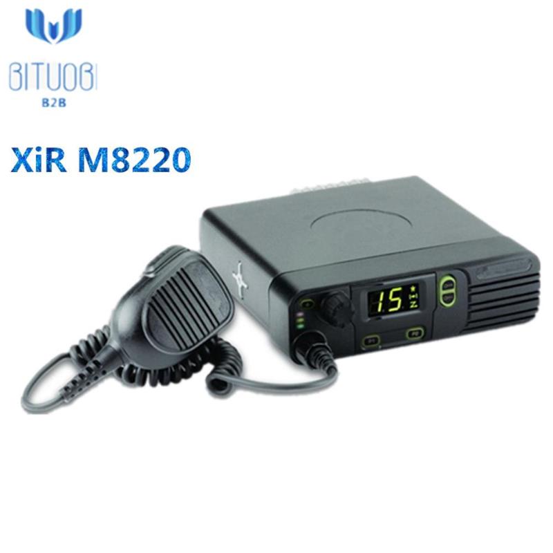 

XiR M8220 Digital analog two way VHF UHF radio 136--174MHz 403-470MHz walkie talkie in Car Mobil with 32 Channels