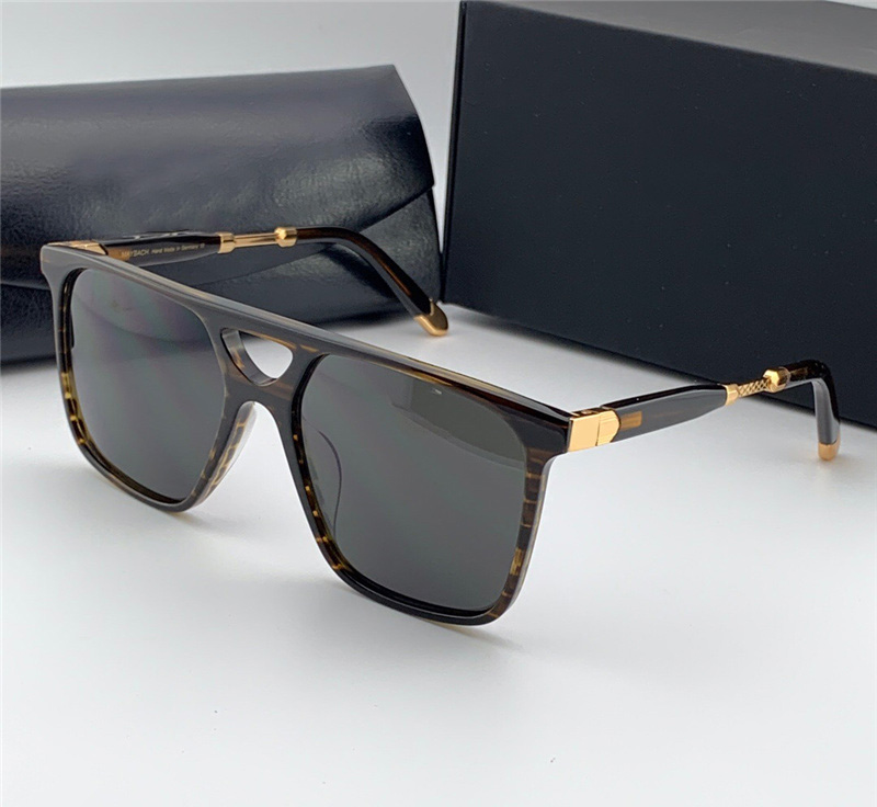 

The top men designer sunglasses BOLD fashion square frame glasses Hollow design Simple and atmospheric outdoor style top quality with box