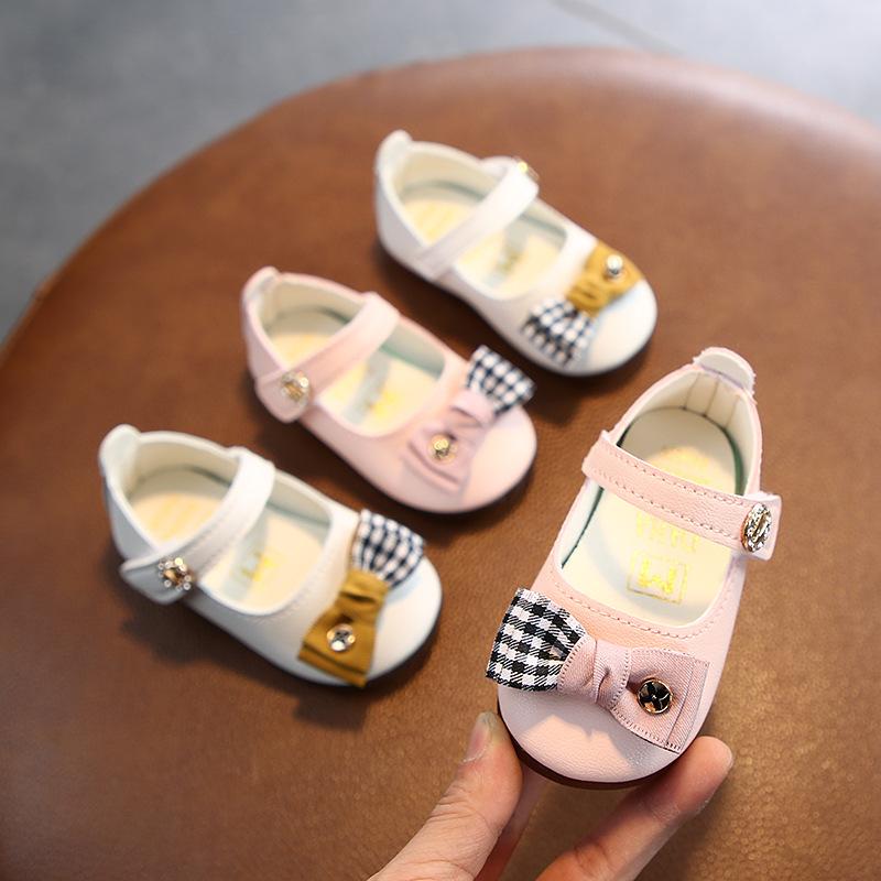

Toddler Baby Girl Shoes Spring First Walkers Baby Shoes Girls Bowknot Student Dance Princess Flats Comfortable Kids Sneakers, Ty-ky9913