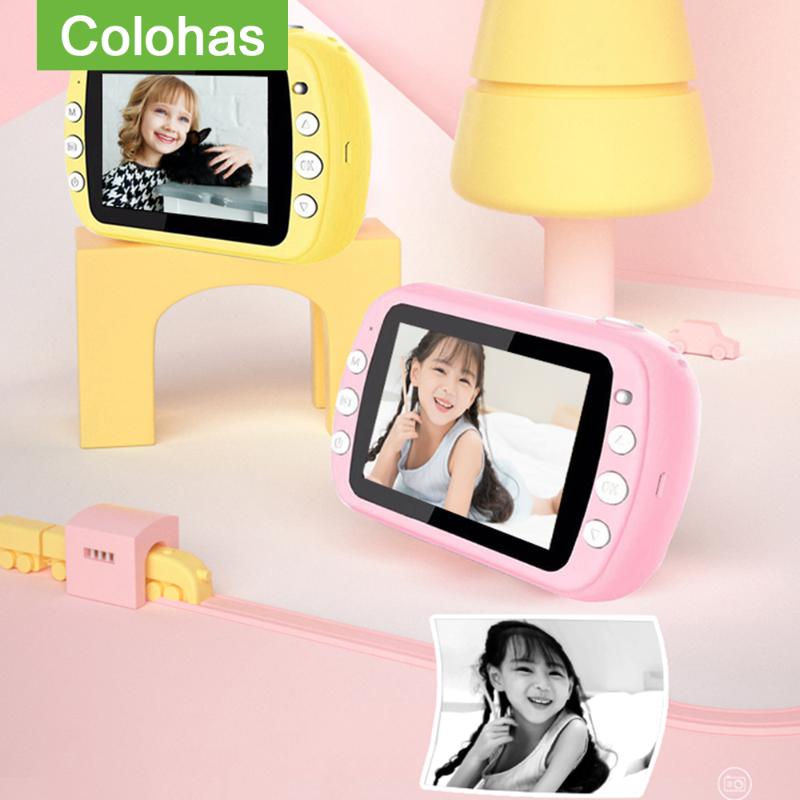 

Kids Video Digital Camera Chirdren's Instantane Camera Toy For Kids Girls Instant Print Photo Christmas Brithday Gift