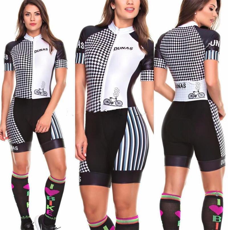

2020 Pro Team Triathlon Suit Women's short sleeve Cycling Jersey Skinsuit Jumpsuit Maillot Cycling Ropa ciclismo set gel 0121