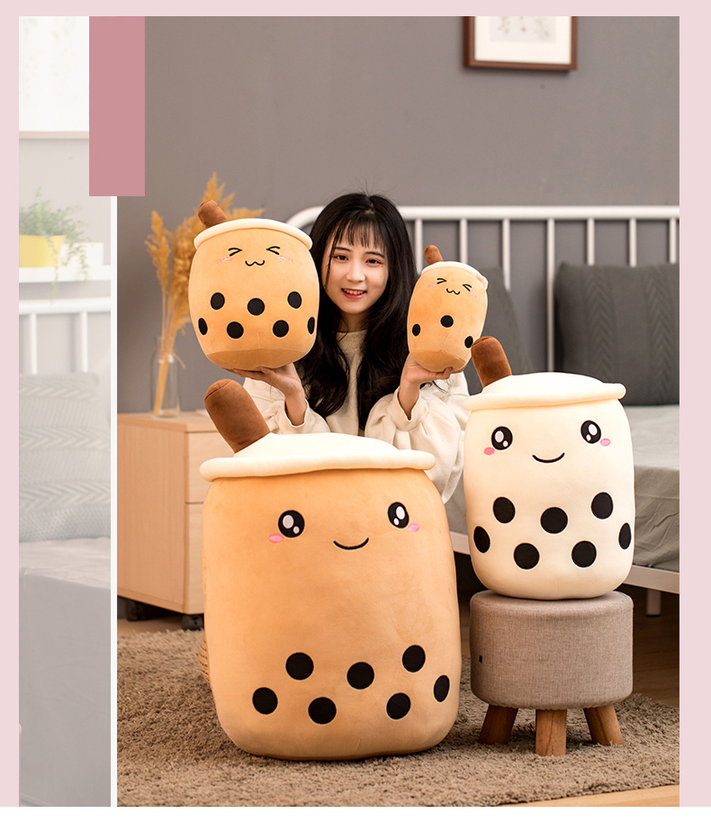 stuffed bubble tea boba toy