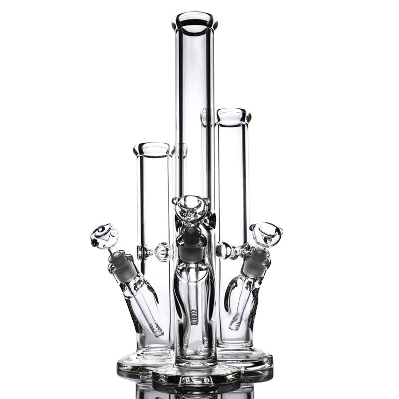 

Hookahs 9mm Thick Glass Bong Straight 18 14 12 inches With elephant Joint Super Heavy water pipe bongs big dab rig
