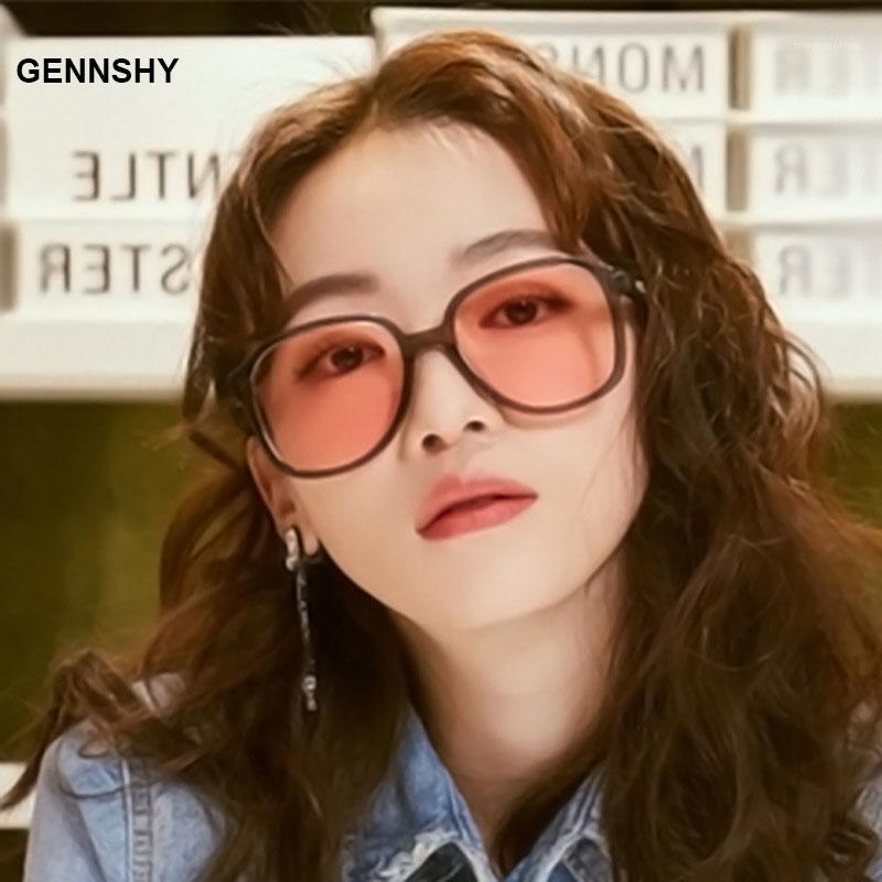 

2020 Newest Korean Sunglasses Women Fashion Square Sunglasses Lady Brand Design Eyeglasses Transparent Candy Beach Eyewear UV4001
