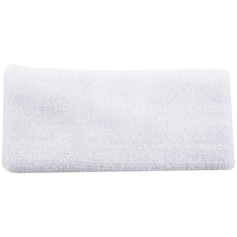 

Sports Cotton Basketball Long Wristband Elbow Guard Pad Sweat Band Sports, White