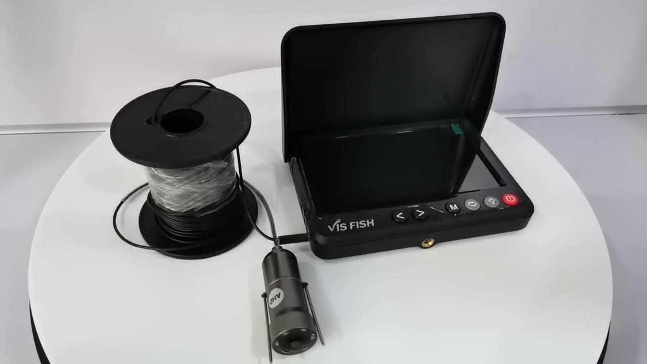 

Fish Finder Underwater Fishing Camera 8000mAh 5inch Monitor 6pcs IR940nm Infrared Video
