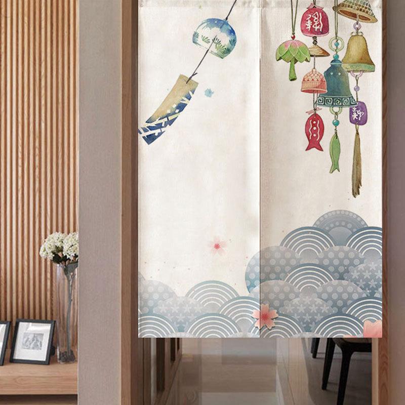 

Japanese Door Curtain Bedroom Partition Curtain Kitchen Bedroom Living Room Half Feng Shui, 02