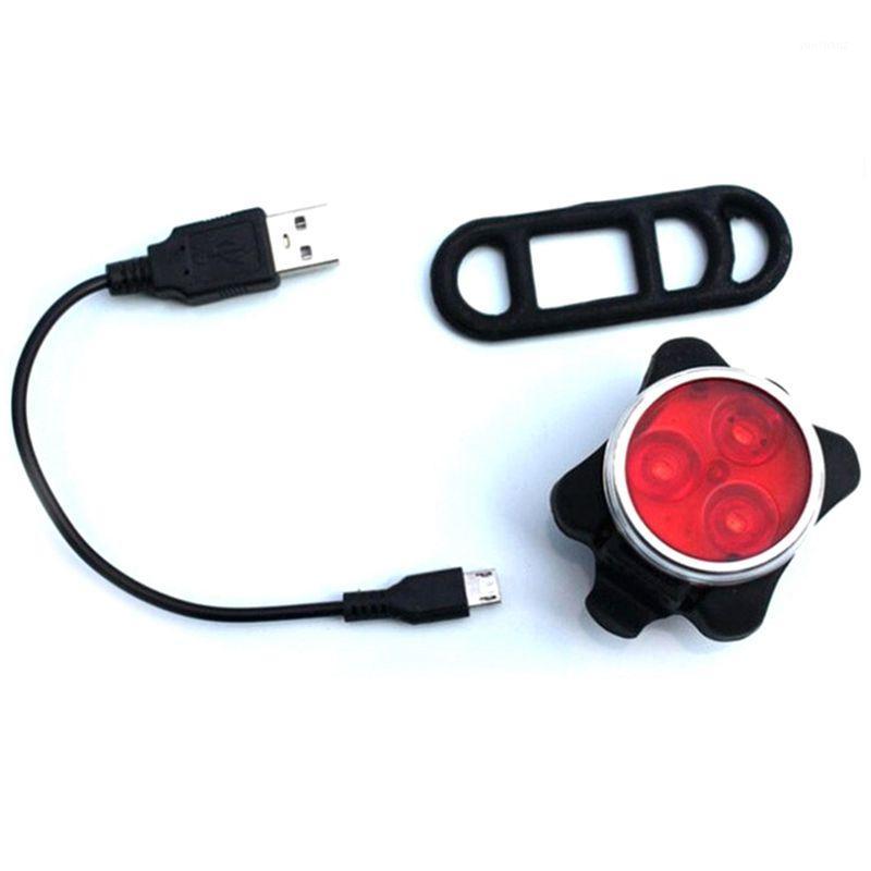 

USB Charging Bicycle Taillight LED Bike Rear Light Bicycle Front Light MTB Road Cycling Kit 4 Modes, Re1