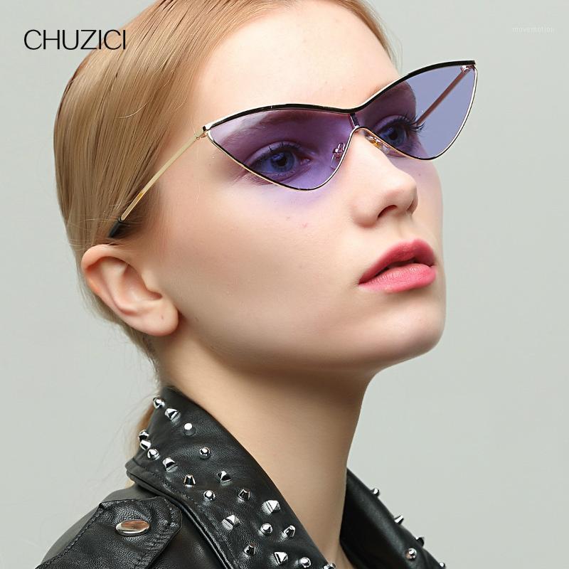 

CHUZICI Cat Eye Shades for Women Conjoined Design Sunglasses Women Fashion Yellow Tinted Lens Glasses Men1