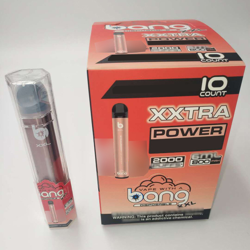 

Vape 2000 6 Disposable Puffs Bang Xxl Ml 800mAh Bang Xxl Xxtra Puff Liquide Puff Vape Pen High Quality Vapes Pen Kmnhm