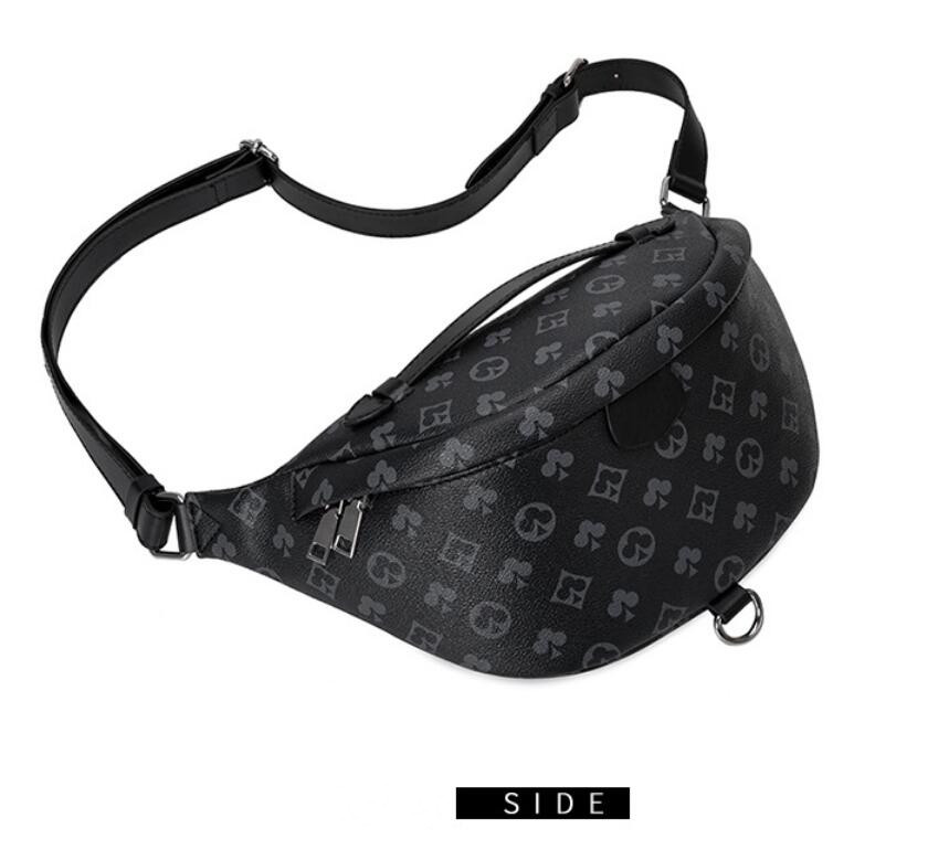 

New Luxury Chest pack Hot Selling Brand Shoulder Bags Designer Brand Bag High Quality Messenger Bag Women Waist Bags Purse, Black