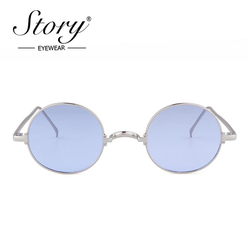 

STORY retro round sunglasses women men 2020 designer vintage personality bridge small frame glasses shades S128U