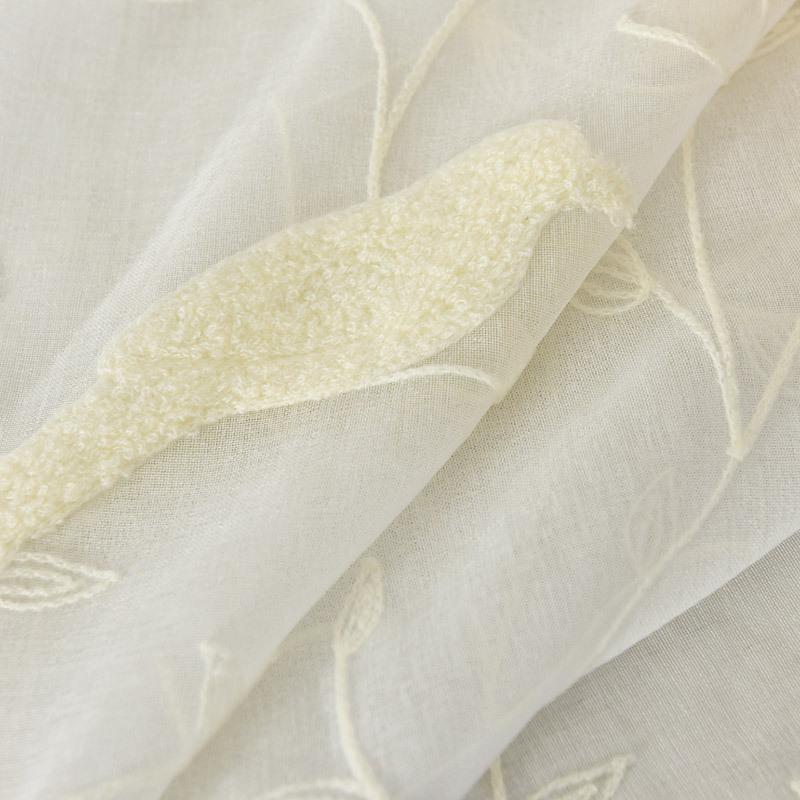 

White Tulle Bird Curtain for Window Bedroom Sheer Fabric for Living Room Kitchen Voile Curtain Linen Drape Blinds T&004#40, Birds tulle
