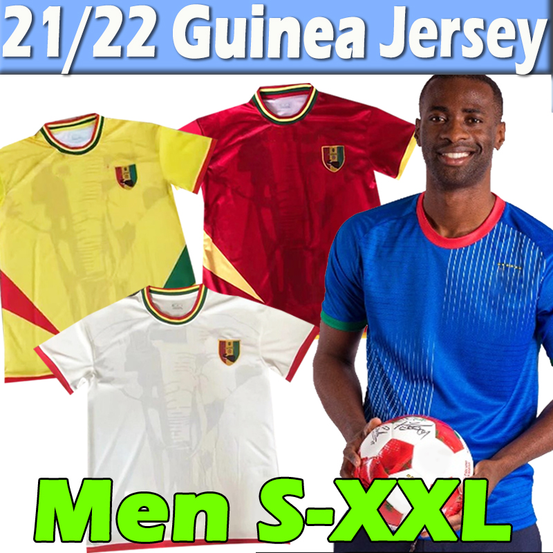 

21/22 Equatorial Guinea Africa Cup Guinea soccer jersey 2021 2022 keita Issiaga Sylla Mohamed Bayo Amadou Diawara Mady Camara home away JERSEYS football shirts top, 21-22 home