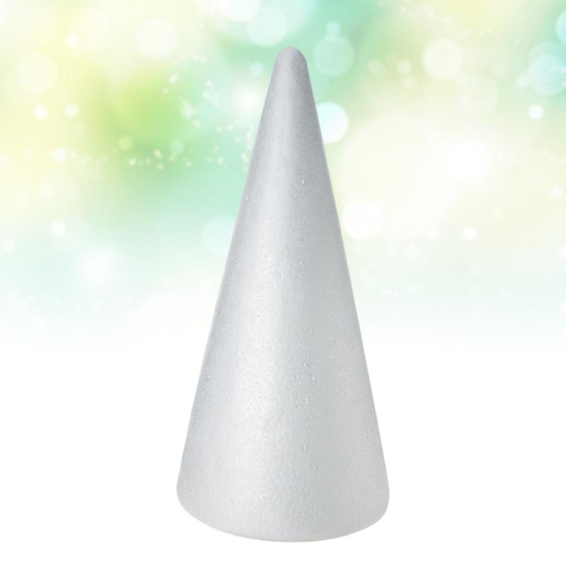 

2pcs Kids DIY Craft Cone Accessories Christmas Cone White (38x13.5cm