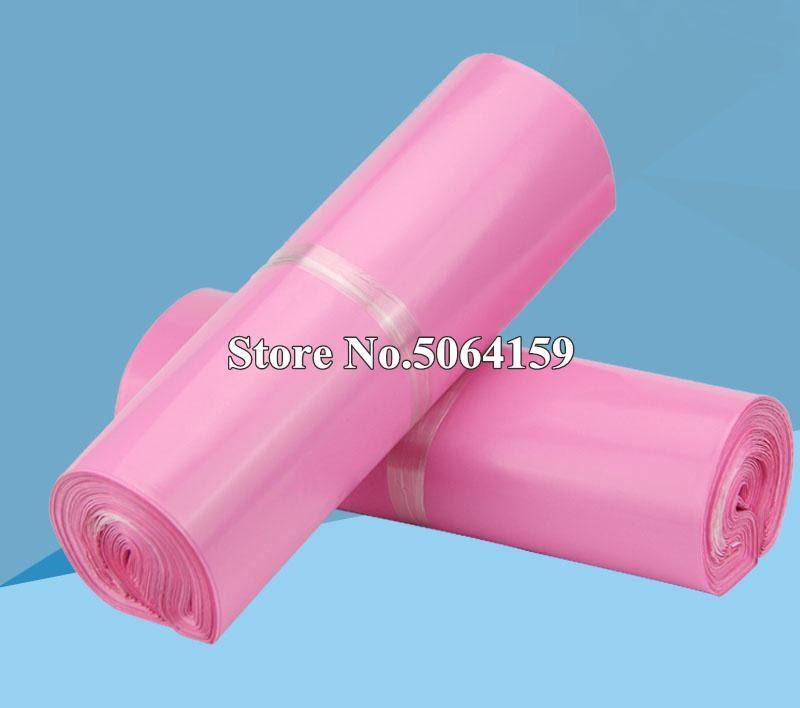

100pcs Pink Poly Mailing Adhesive Envelope Bags Shipping Packaging Bags Plastic Mailer Pink Wedding Gift Package