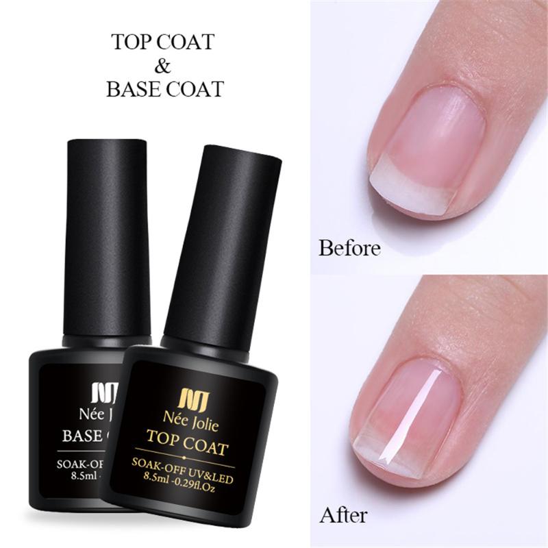 

Top Base Coat Gel Polish UV Sealer Soak Off Reinforce 7ml Long Lasting Nail Art Manicure Gel Lak Varnish Primer Nail Lacquer, Topcoat