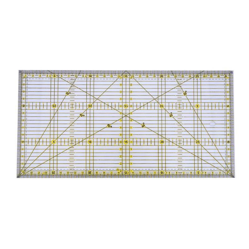 

1PC Clear Quilt Patchwork Ruler Acrylic Sewing Rulers for Clothing Craft Tools Household Sewing Accessories