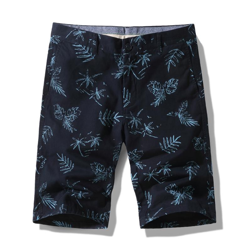 

Men's Shorts Cotton For Men Summer Print Casual Knee Length Comfortable Breathable Straight Sweat Clothing 2021, White;black