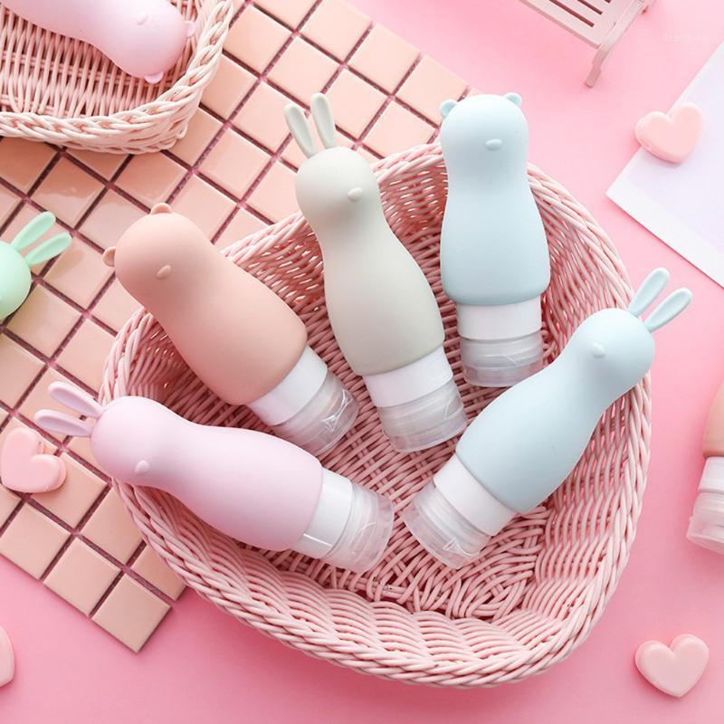 

1PC silicone bottle Multicolor Silicone Filling Bottle grade Cute Shape Travel Packing Empty1