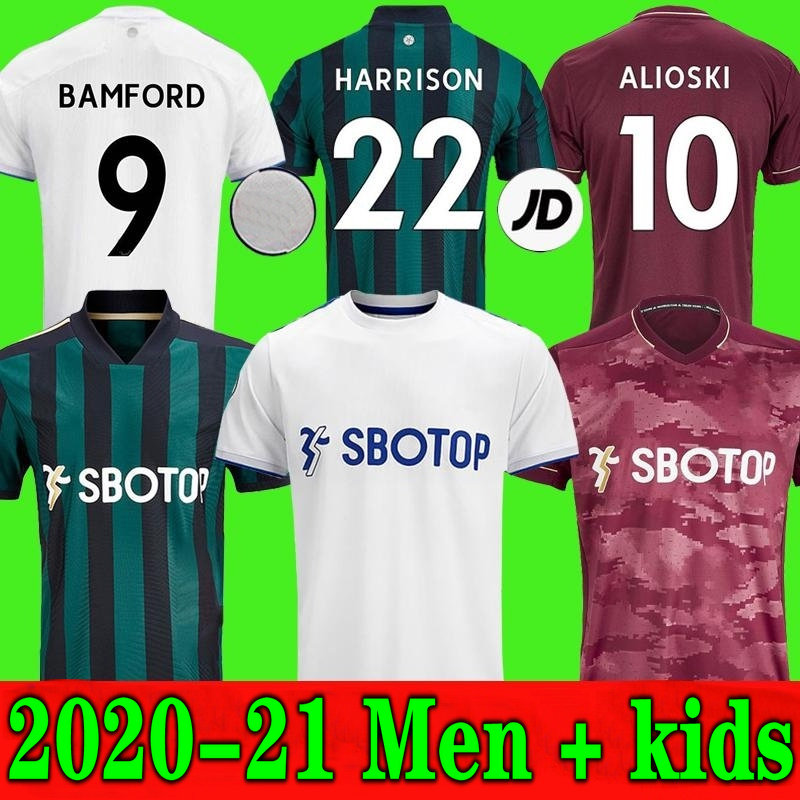 

20 21 Bamford soccer jerseys United 2020 2021 RODRIGO Koch COSTA Alioski Phillips Men Kids TRAINING football shirt thailand, 20 21 away