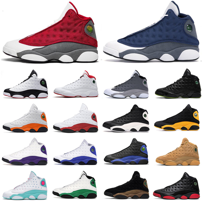 

Jumpan 13 mens basketball shoes z Red Flint 13s Reverse He got Game Lucky Soar Green Black Cat Chicago women fitness trainers sneaker, Z hyper royal