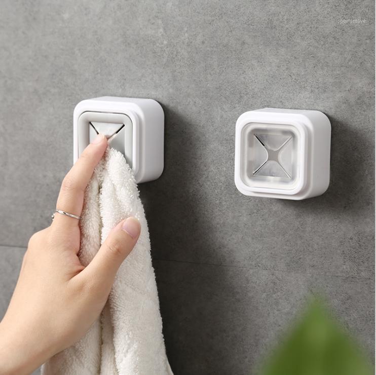 

Kitchen dish cloth shelf rag small clip towel clip hanger hook hook household gloves no trace adhesive1