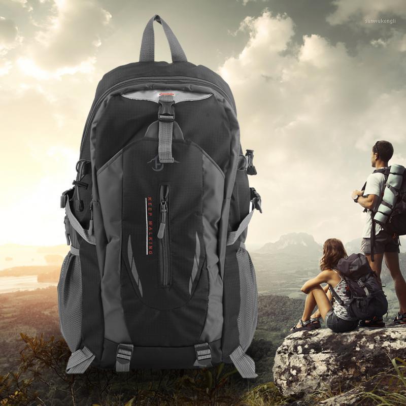 

Waterproof Climbing Backpack Rucksack 40L Outdoor Sports Bag Travel Backpack Camping Hiking Women Trekking Bag For Men1, Black color