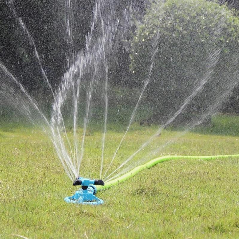 

360 Degree Automatic Garden Sprinklers Watering Grass Lawn Rotary Nozzle Rotating Water Sprinkler System Garden Supplies1, Green
