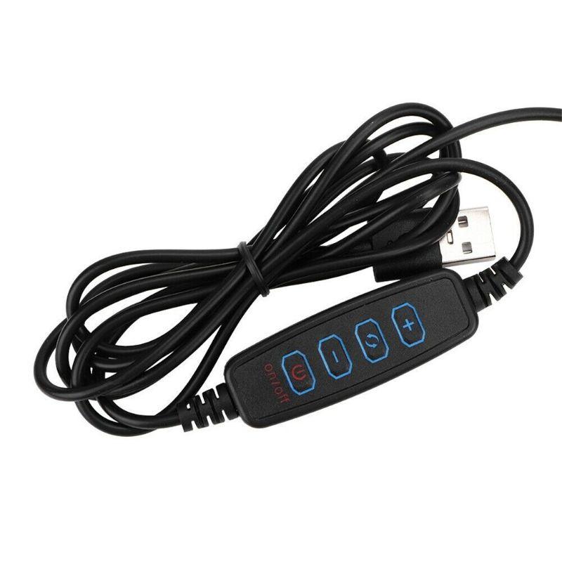 

LED Ring Light Selfie Fill Lamp 10 Levels Brightness Dimmable 3 Light Modes for