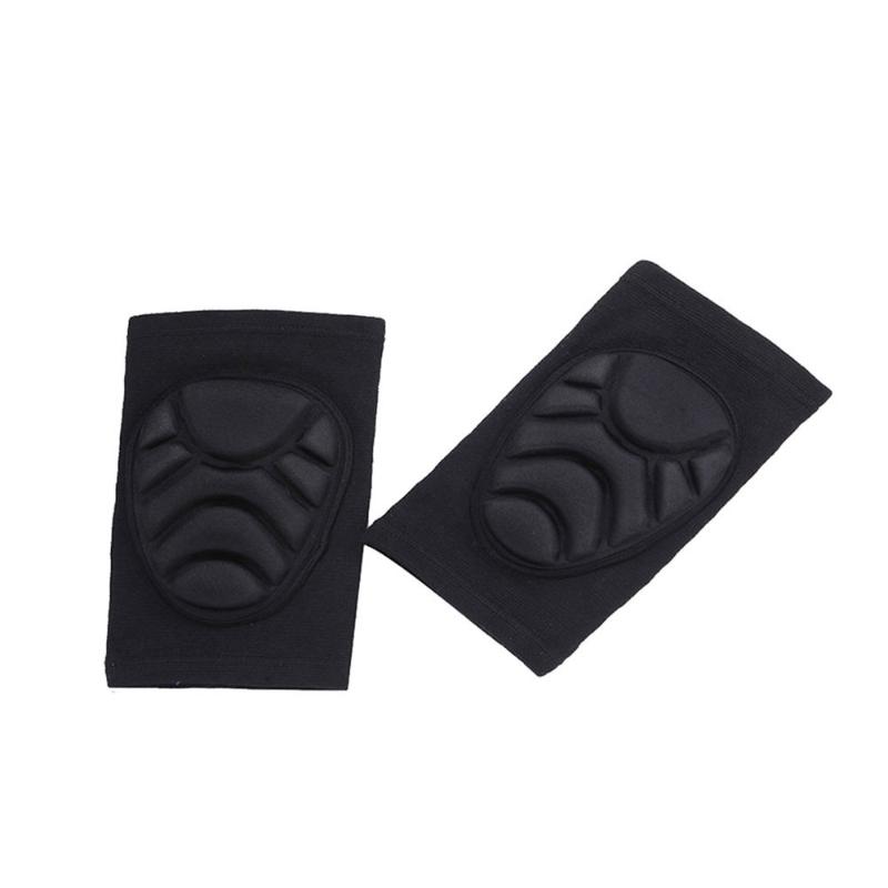 

2pcs Children Kneepad Sponge Thickened Sports Kneecap Anti-Skid Dance Knee Protector for Kids (Black Size XS