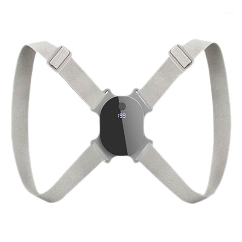 

ligent Posture Corrector Smart Vibration Reminder Inductive Back Support Pain Relief Shoulder Training Belt Unisex1, Black