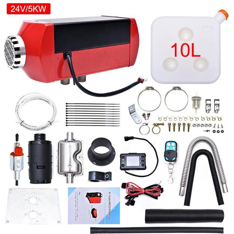 

Auxiliary Heater 5KW 12V24V Car Truck Diesel Heater Metal Shell Car Parking Fuel Electric Heating Cooling For RV, Motorh1
