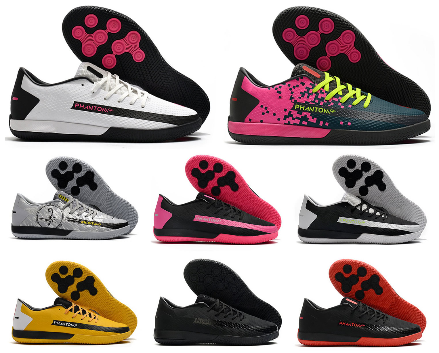 

New Mens Phantom GT Pro IC Turf Indoor Boys Soccer Football Shoes Boots Cleats Size 39-45
