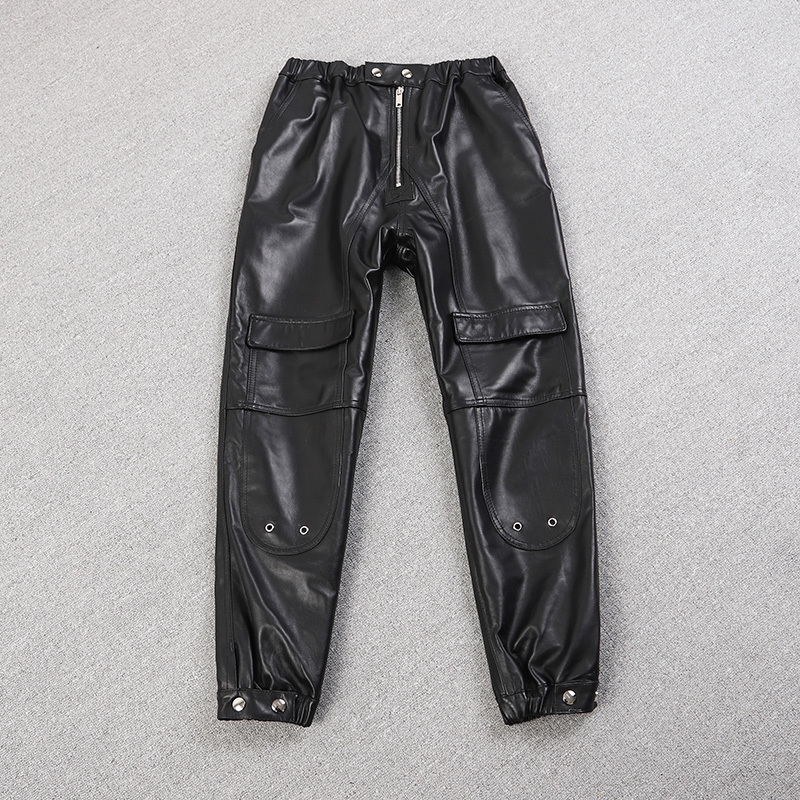 

Real trousers Lots of elastic pockets Genuine pants leather, Blake